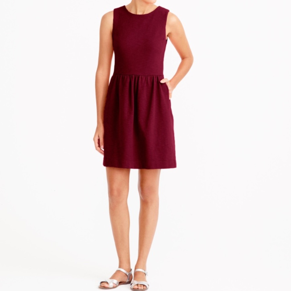 Fuchsia J. Crew dress.